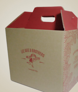 PIZZA BOX WITH HANDLE
